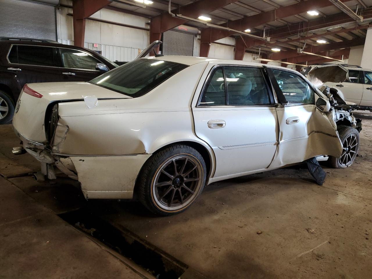 2008 Cadillac DTS VIN 1G6KD57Y08U118837 Copart auction photo, rollover damage thumbnail 3