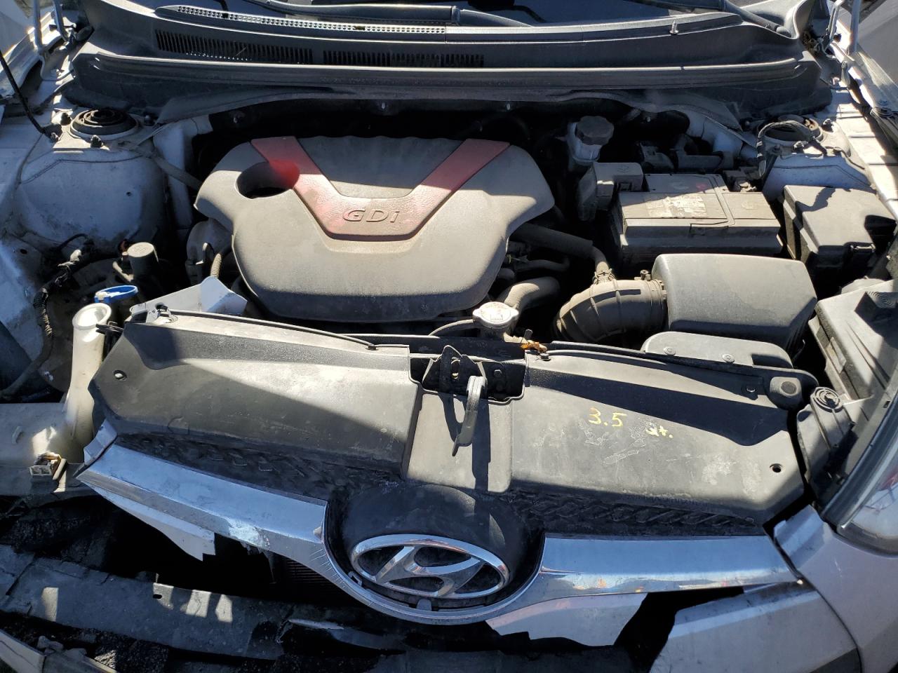 2013 Hyundai Veloster VIN KMHTC6AD2DU094143 Copart auction photo, front end / hail damage thumbnail 12