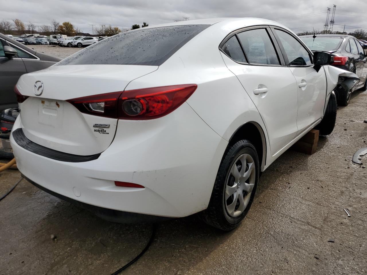 2014 Mazda 3 VIN JM1BM1U77E1150103 Copart auction photo, front end / undercarriage damage thumbnail 3
