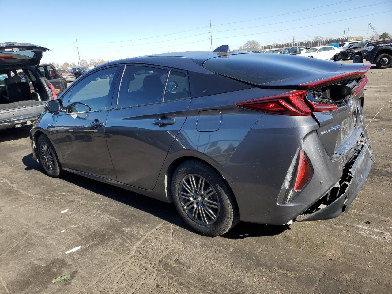 2017 Toyota Prius VIN JTDKARFP2H3023059 Copart auction photo, rear end damage thumbnail 2