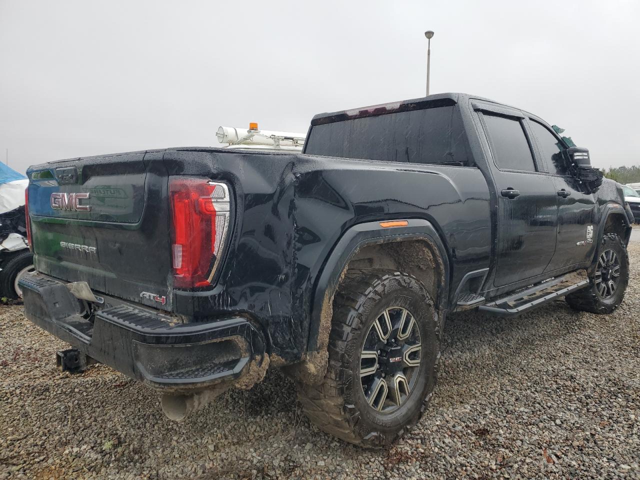 2022 GMC Sierra VIN 1GT49PEY0NF113272 Copart auction photo, rollover damage thumbnail 3