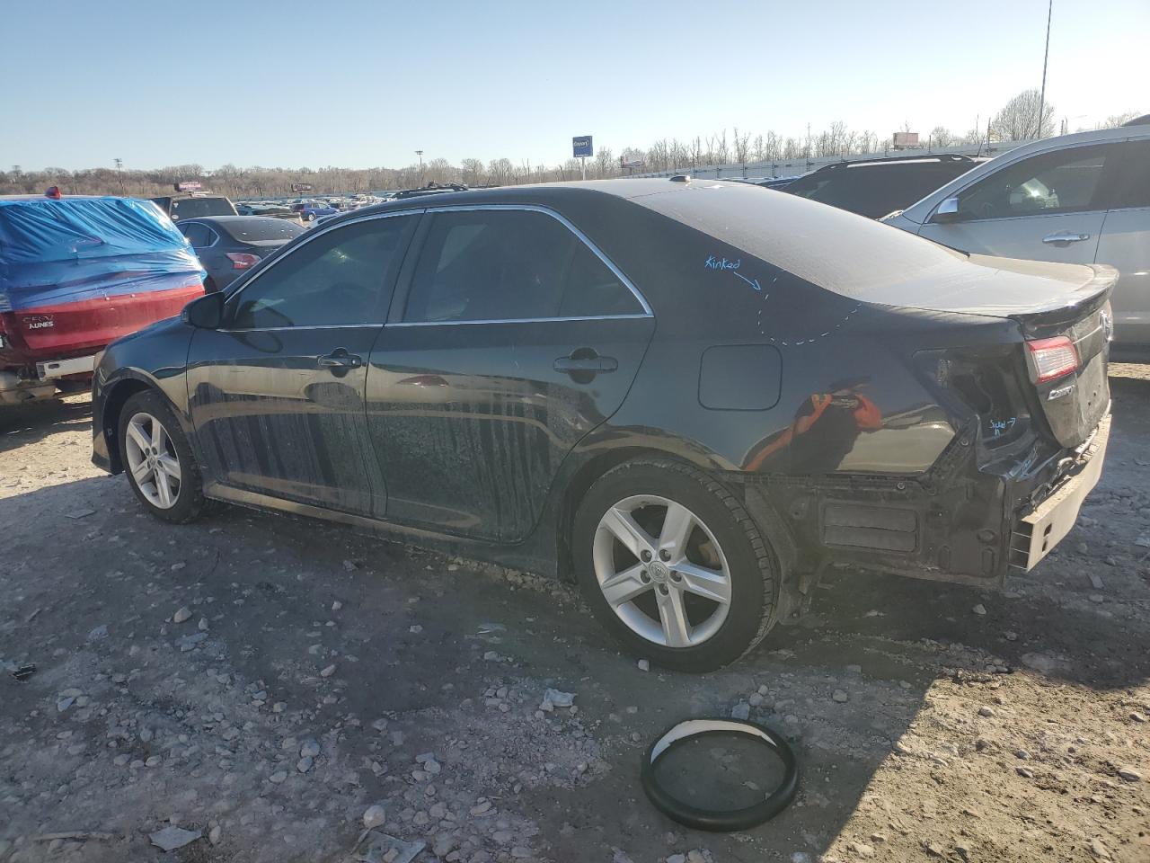 2013 Toyota Camry VIN 4T1BF1FK5DU666271 Copart auction photo, rear end damage thumbnail 2
