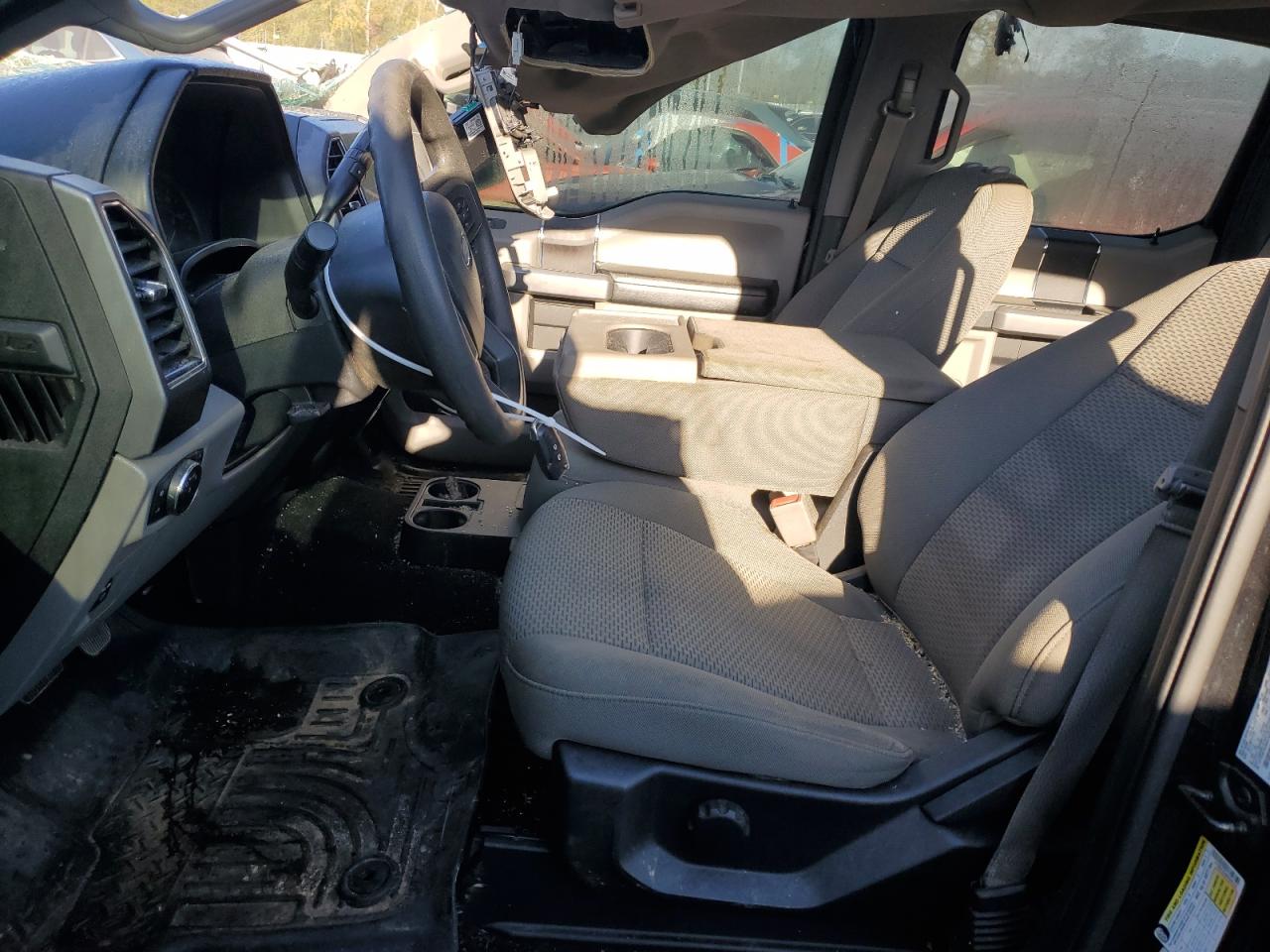 2019 Ford F-150 VIN 1FTEW1E56KFA66549 Copart auction photo, top/roof damage thumbnail 7