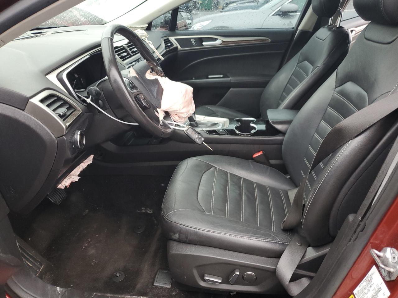 2014 Ford Fusion VIN 3FA6P0LUXER279698 Copart auction photo, mechanical / front end damage thumbnail 7