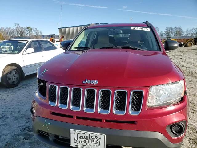 2013 Jeep Compass VIN 1C4NJCBB3DD196999 Copart auction photo, front end damage thumbnail 11