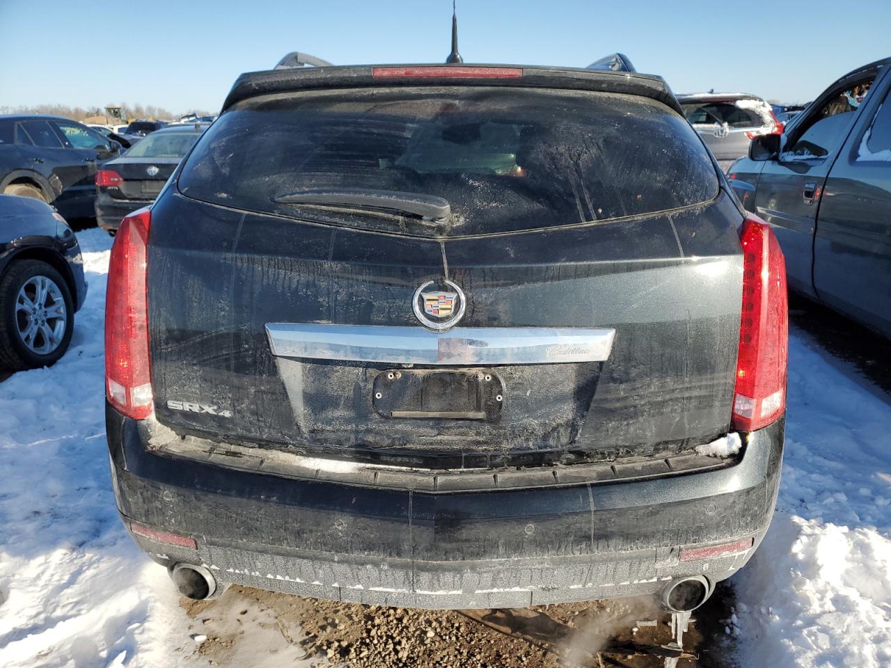 2011 Cadillac SRX VIN 3GYFNFEY2BS630816 Copart auction photo, front end / undercarriage damage thumbnail 6
