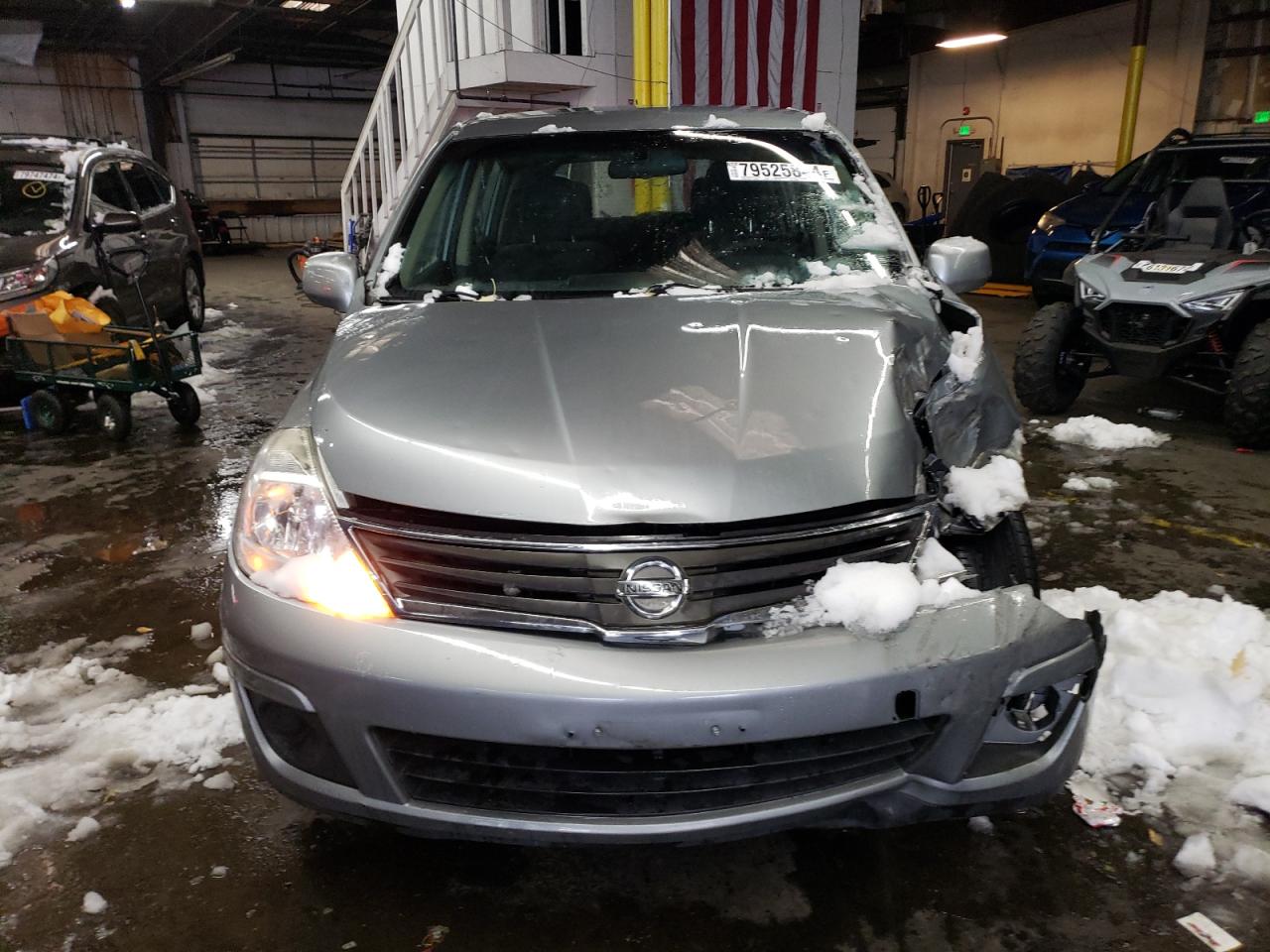 2011 Nissan Versa VIN 3N1BC1CP8BL464001 Copart auction photo, front end / hail damage thumbnail 5