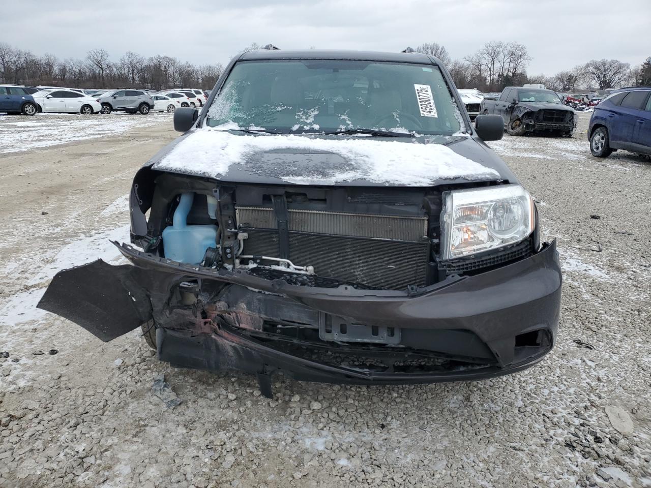 2014 Honda Pilot VIN 5FNYF4H24EB046549 Copart auction photo, front end / rear end damage thumbnail 5