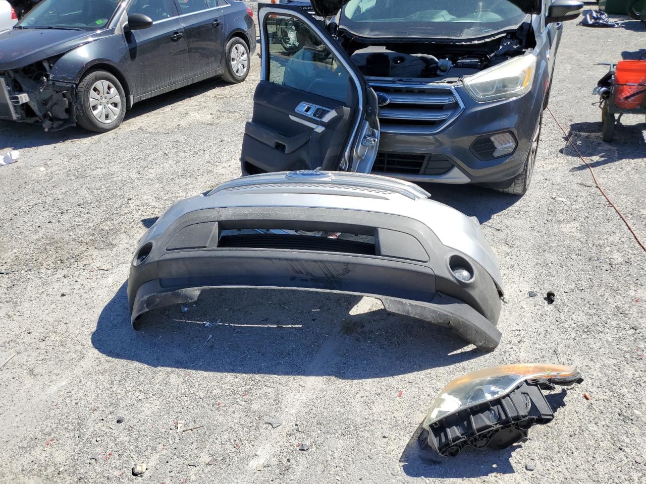 2015 Ford Explorer VIN 1FM5K7D82FGB68677 Copart auction photo, front end / side damage thumbnail 13