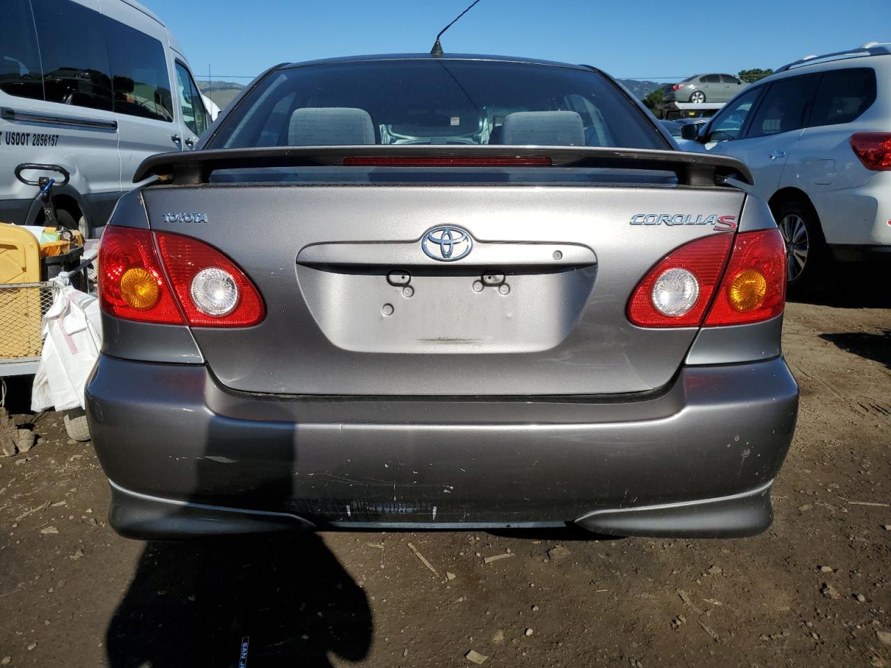 2004 Toyota Corolla VIN 1NXBR32E44Z229140 Copart auction photo, side damage thumbnail 6