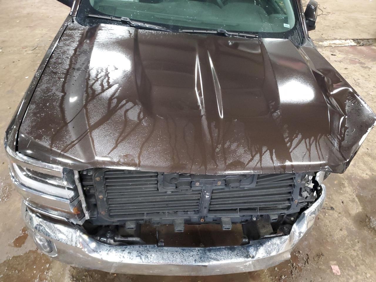 2019 Chevrolet Silverado VIN 2GCRCPEC7K1107080 Copart auction photo, front end / side damage thumbnail 11