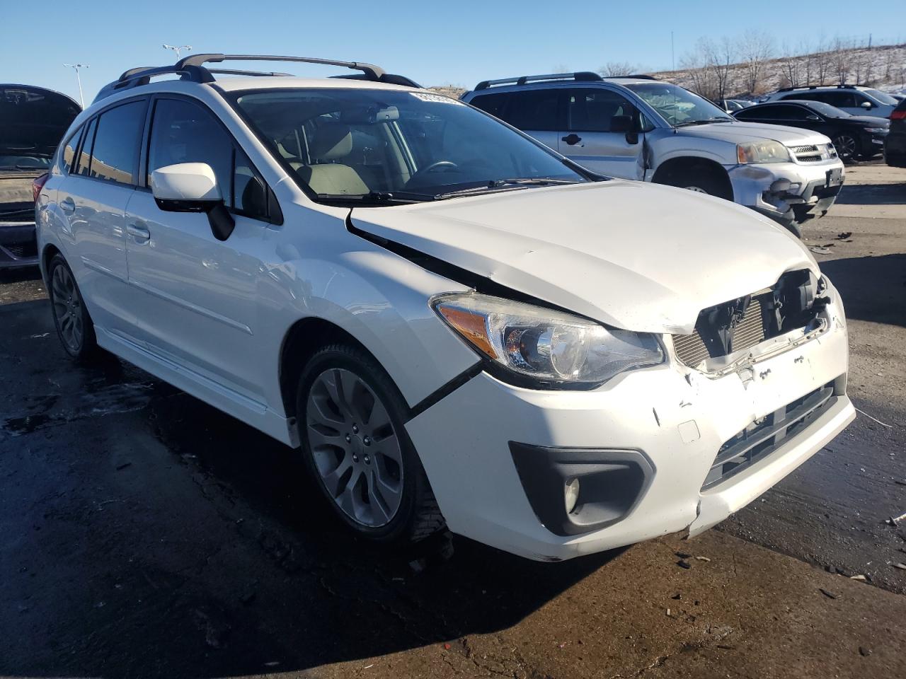 2013 Subaru Impreza VIN JF1GPAL67DH821836 Copart auction photo, front end damage thumbnail 4
