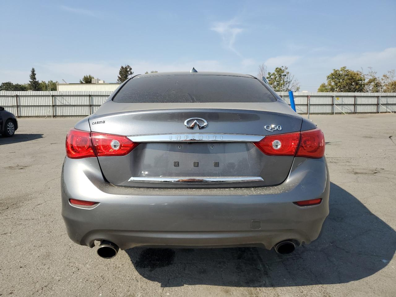 2017 Infiniti Q50 VIN JN1CV7AP5HM642515 Copart auction photo, undercarriage damage thumbnail 6
