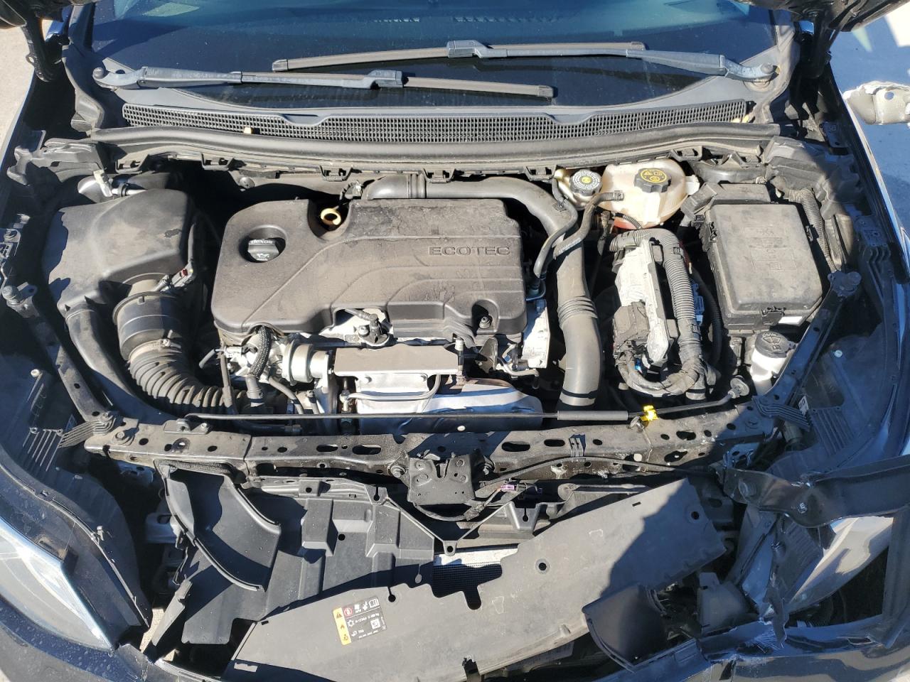 2018 Chevrolet Cruze VIN 1G1BE5SM6J7207257 Copart auction photo, front end damage thumbnail 12