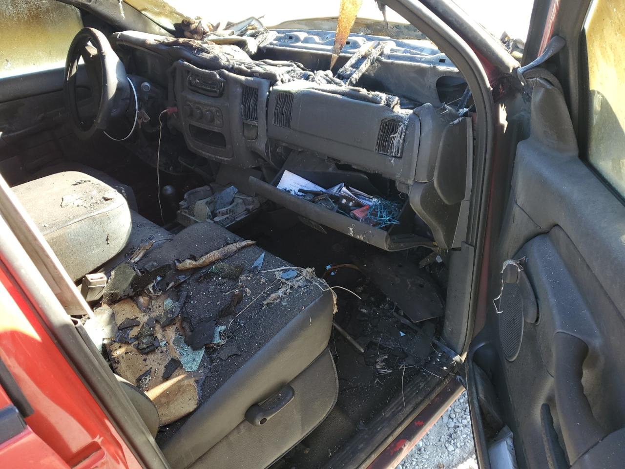 2003 Dodge RAM VIN 1D7KU28D03J518162 Copart auction photo, burn - engine / burn damage thumbnail 8