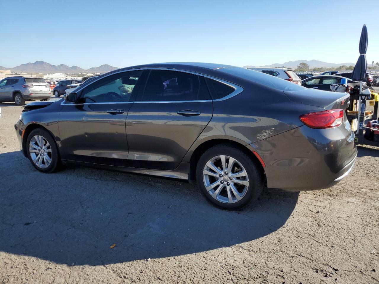 2015 Chrysler 200 VIN 1C3CCCAB6FN574785 Copart auction photo, front end damage thumbnail 2