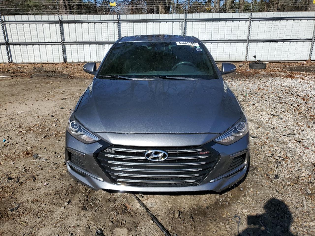 2017 Hyundai Elantra VIN KMHD04LB8HU318891 Copart auction photo, side / front end damage thumbnail 5