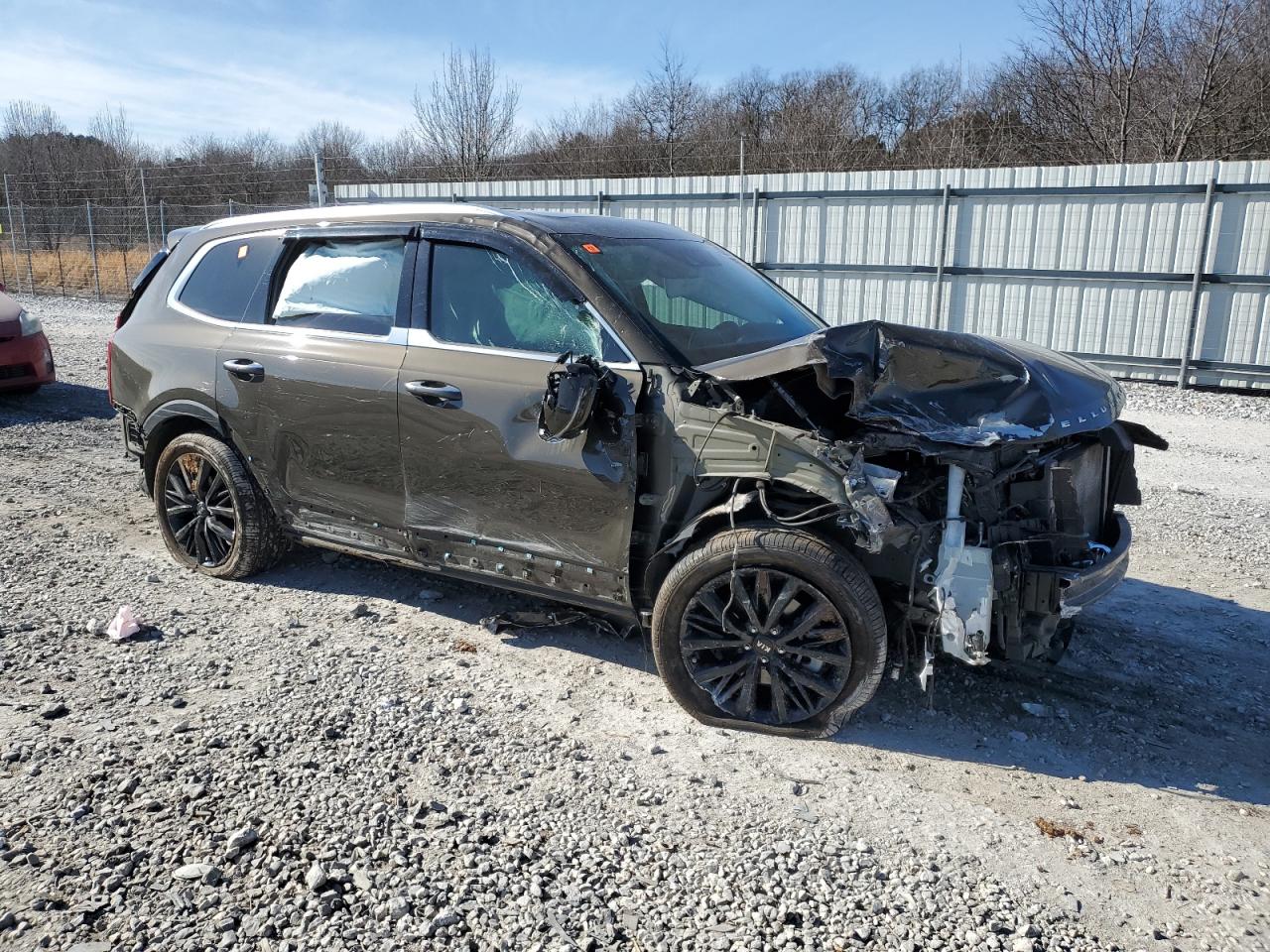 2020 KIA Telluride VIN 5XYP5DHC8LG006648 Copart auction photo, all over damage thumbnail 4