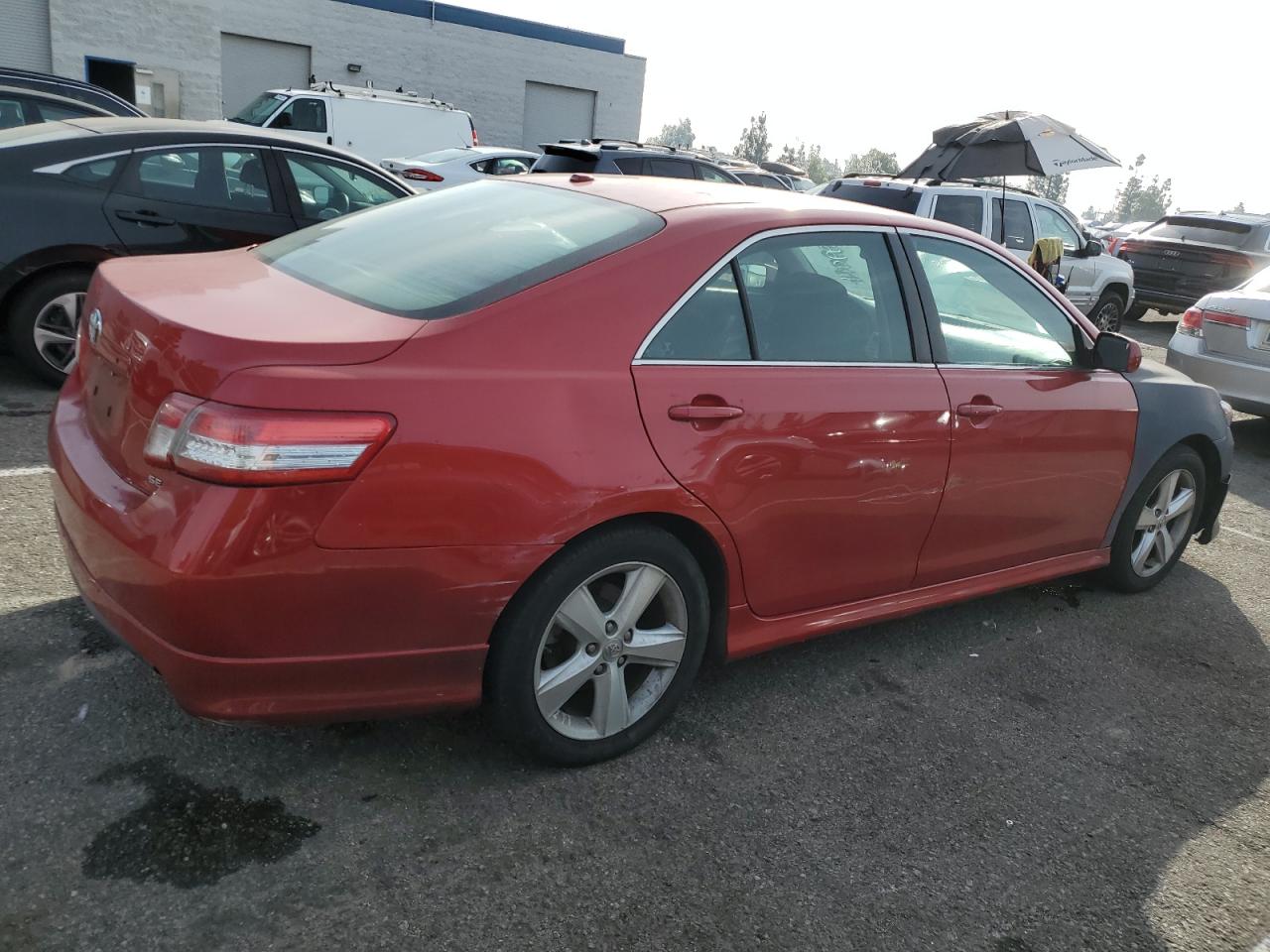 2011 Toyota Camry VIN 4T1BF3EKXBU681696 Copart auction photo, side / front end damage thumbnail 3