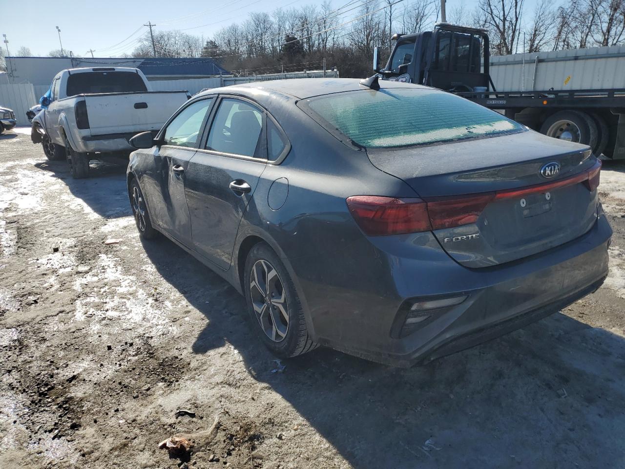 2020 KIA Forte VIN 3KPF24AD4LE228141 Copart auction photo, vandalism / side damage thumbnail 2