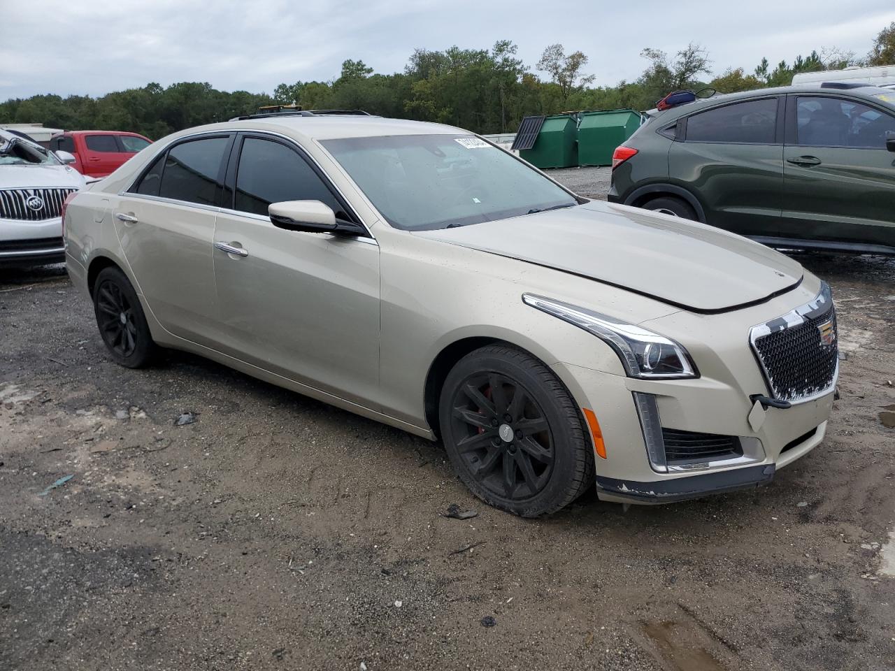 2015 Cadillac CTS VIN 1G6AW5SX9F0133748 Copart auction photo, minor dent/scratches damage thumbnail 4