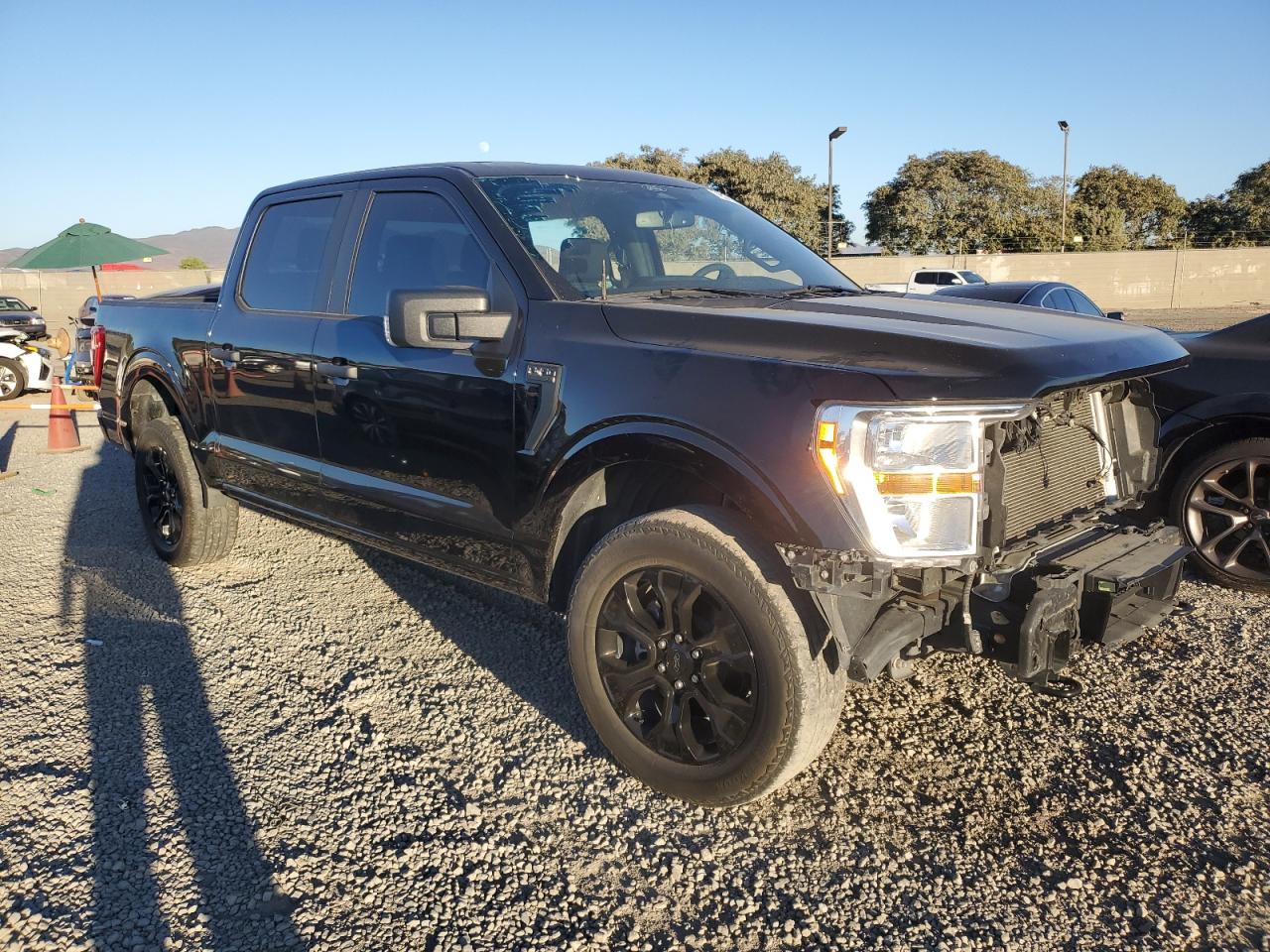2022 Ford F-150 VIN 1FTEW1EPXNFB99904 Copart auction photo, all over damage thumbnail 4