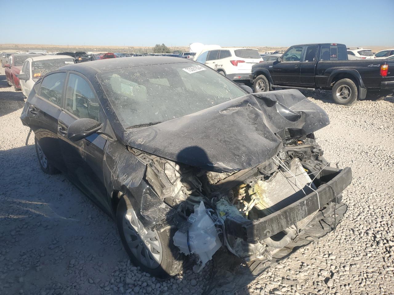 2022 Hyundai Accent VIN 3KPC24A60NE185036 Copart auction photo, all over damage thumbnail 4