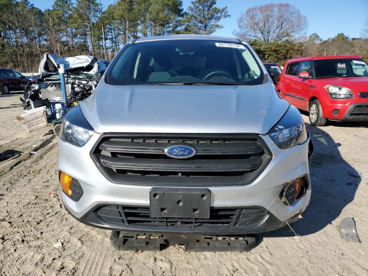 2019 Ford Escape VIN 1FMCU0F79KUB21963 Copart auction photo, undercarriage / front end damage thumbnail 5