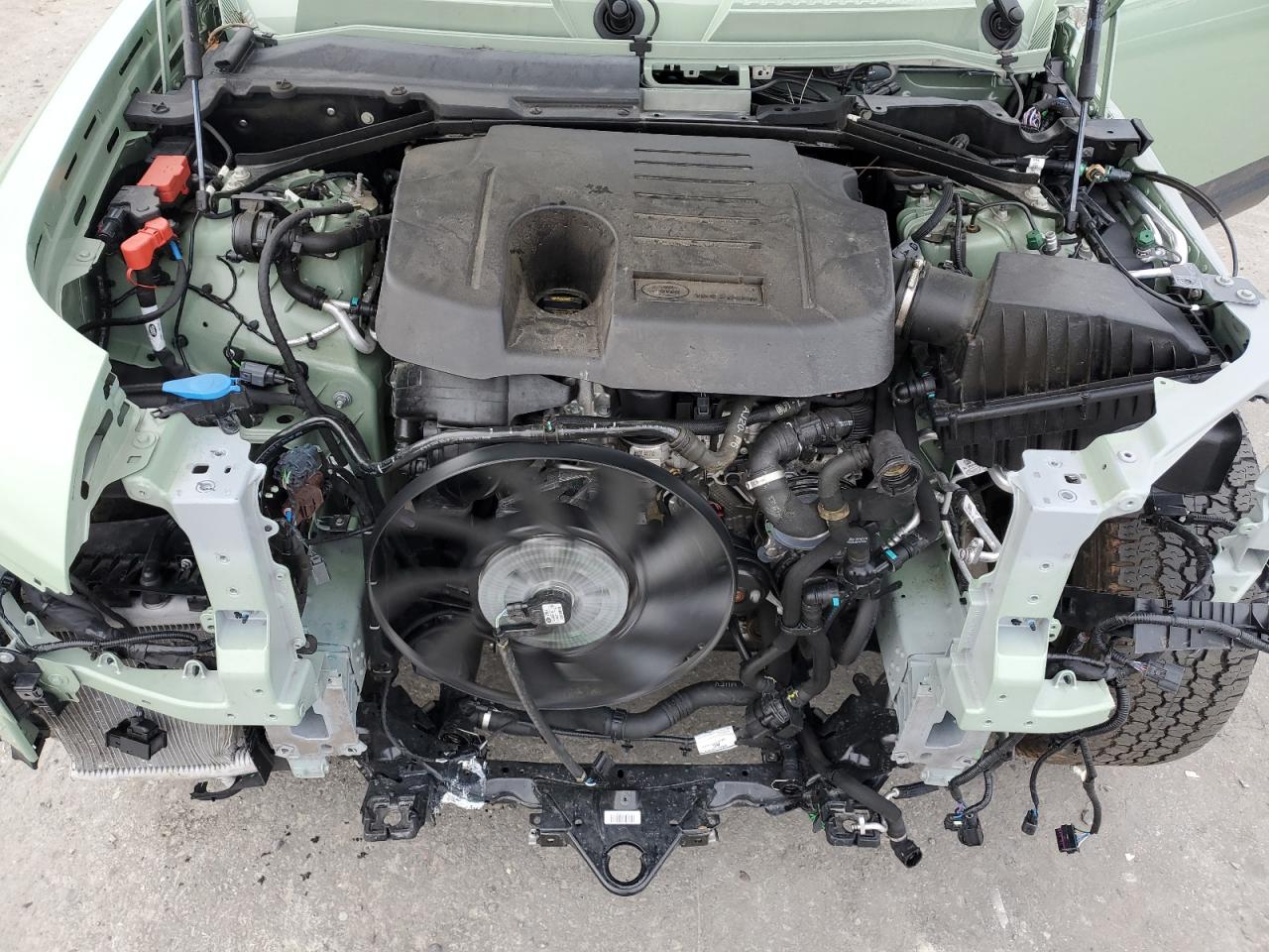 2023 Land Rover Defender VIN SALEW7EU5P2172394 Copart auction photo, front end damage thumbnail 11