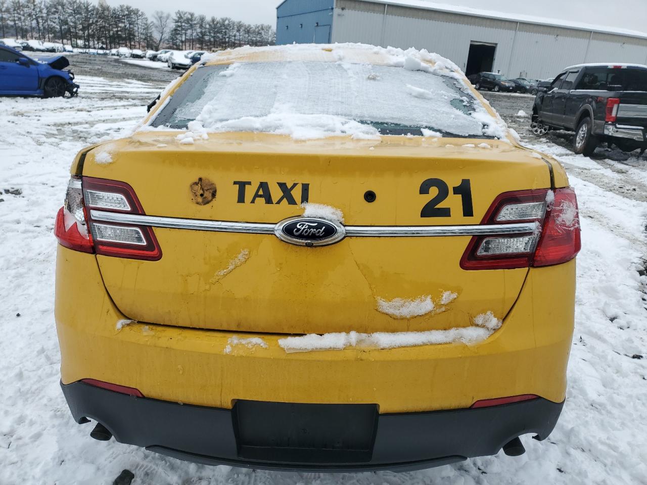2016 Ford Taurus VIN 1FAHP2MK9GG110350 Copart auction photo, all over damage thumbnail 6
