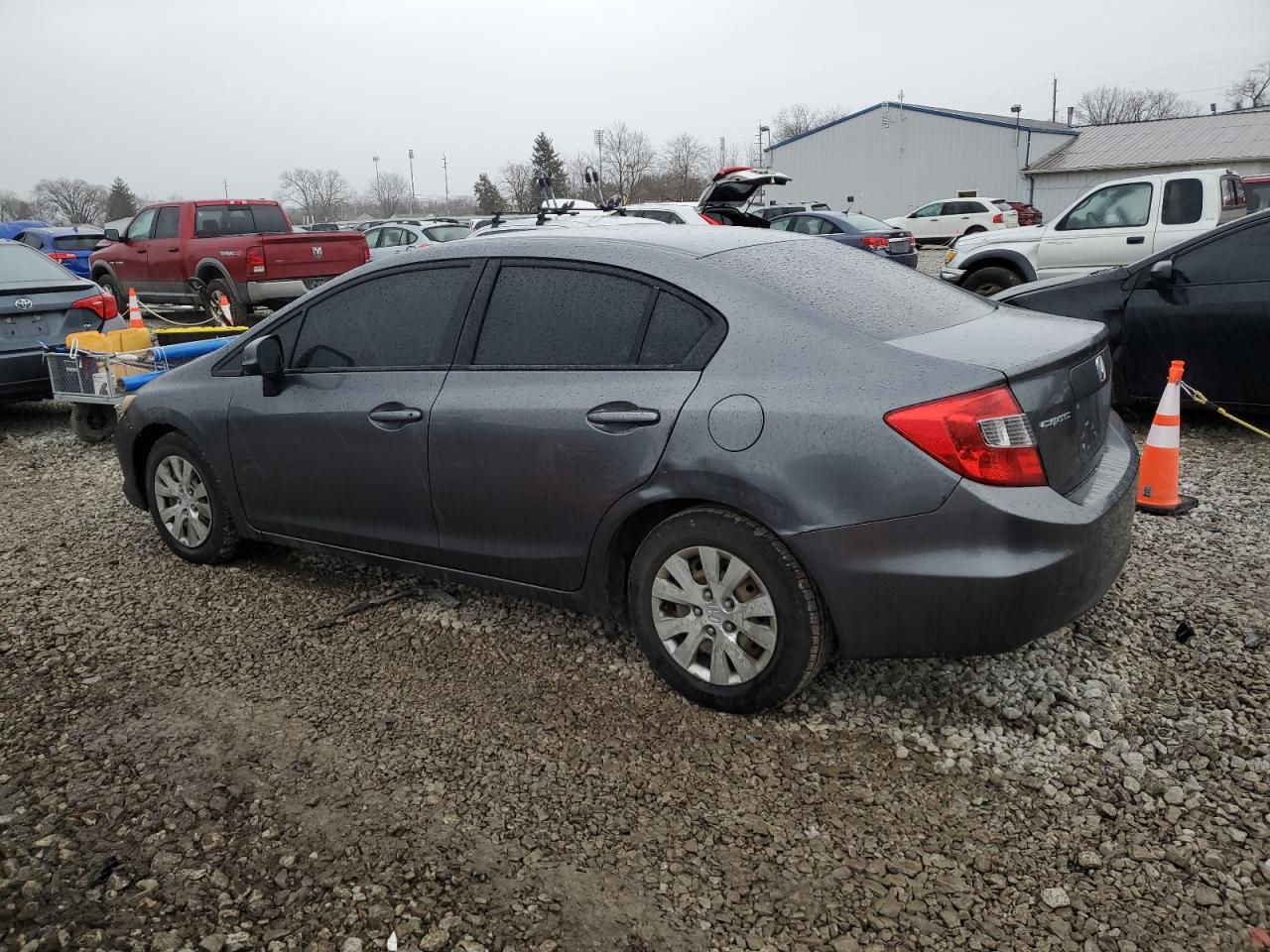 2012 Honda Civic VIN 19XFB2F54CE054836 Copart auction photo, front end damage thumbnail 2