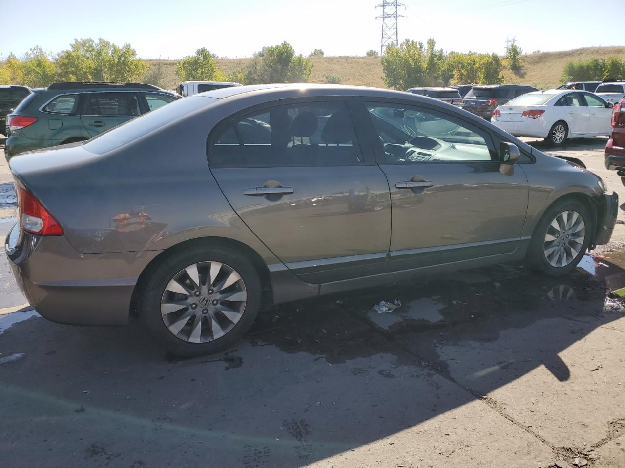 2010 Honda Civic VIN 19XFA1F81AE062896 Copart auction photo, front end / side damage thumbnail 3
