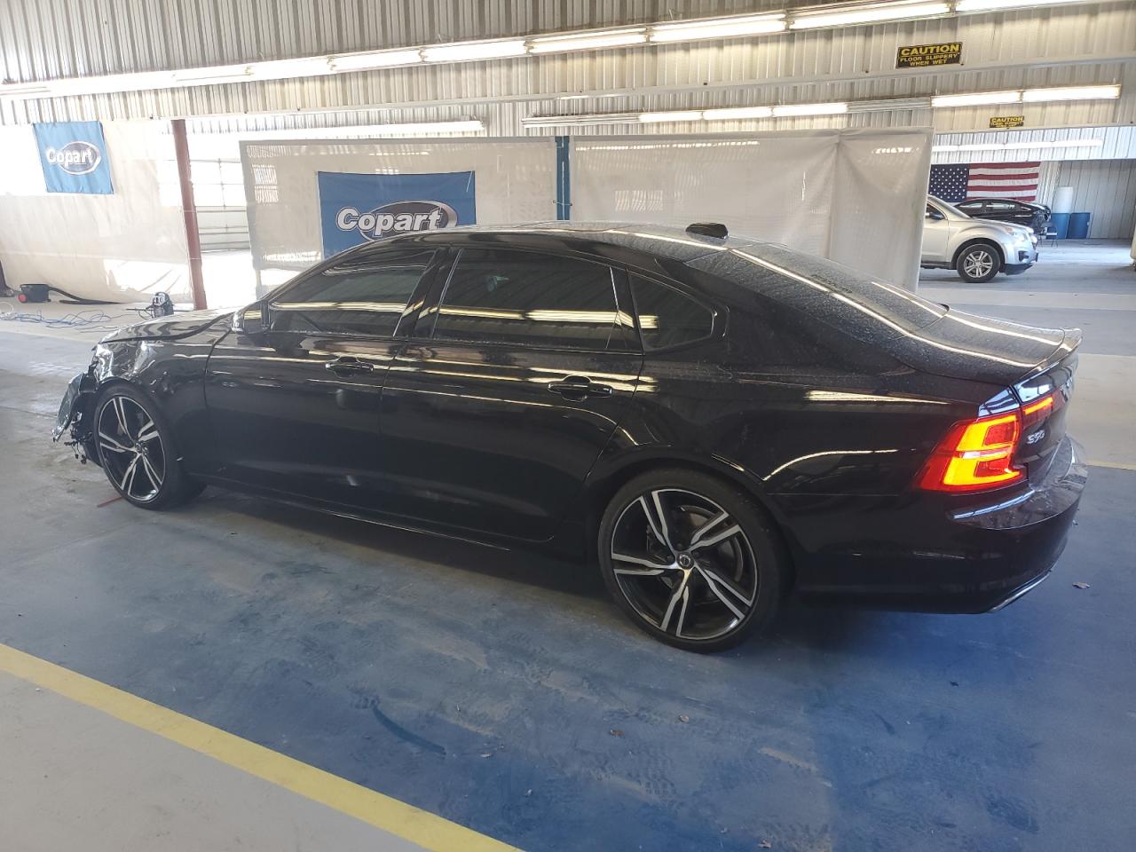 2020 Volvo S90 VIN LVYA22MT3LP160022 Copart auction photo, front end / side damage thumbnail 2