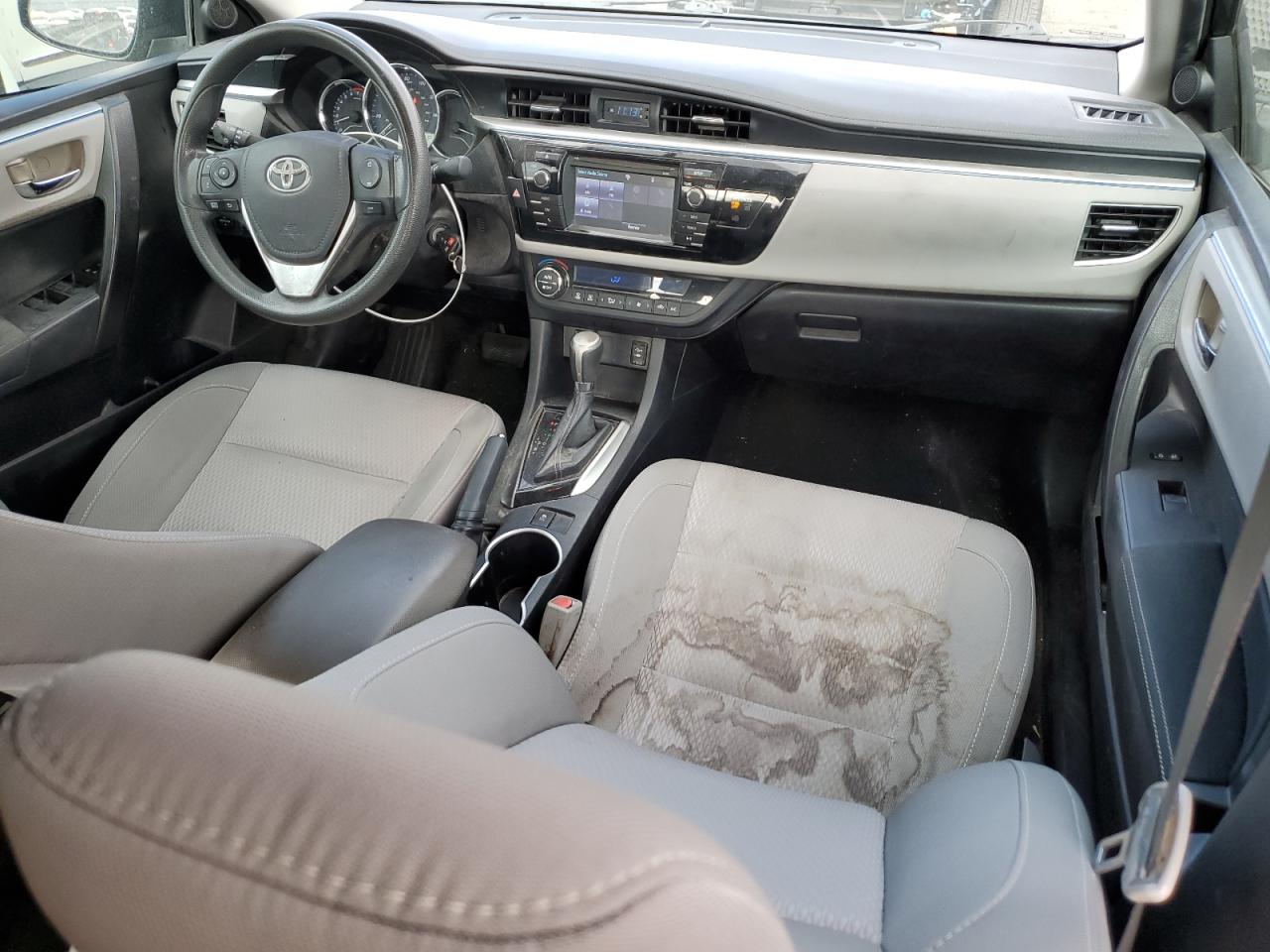 2015 Toyota Corolla VIN 2T1BURHEXFC378827 Copart auction photo, side damage thumbnail 8
