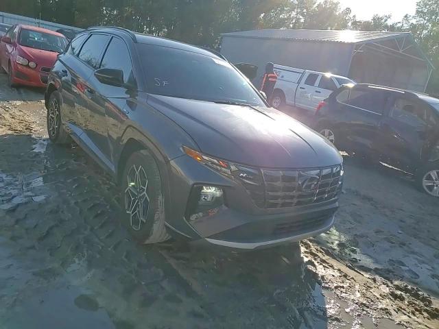 2022 Hyundai Tucson VIN KM8JF3AE5NU129183 Copart auction photo, rear end damage thumbnail 14
