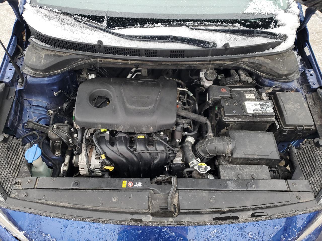2019 Hyundai Accent VIN 3KPC24A3XKE068114 Copart auction photo, side damage thumbnail 11
