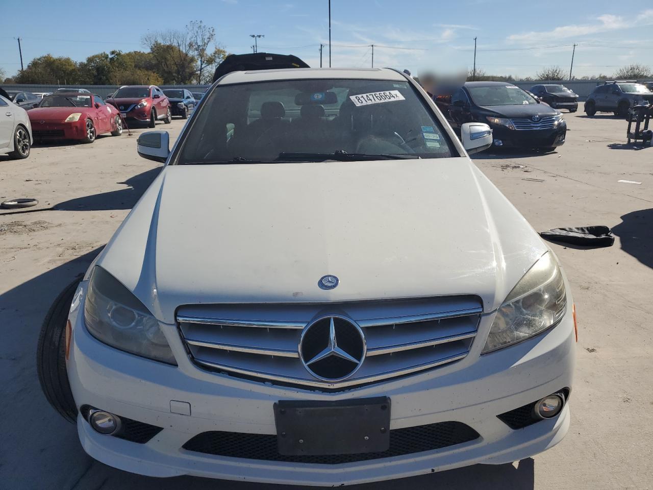 2009 Mercedes-Benz C-klasse VIN WDDGF54XX9F207254 Copart auction photo, mechanical / front end damage thumbnail 5