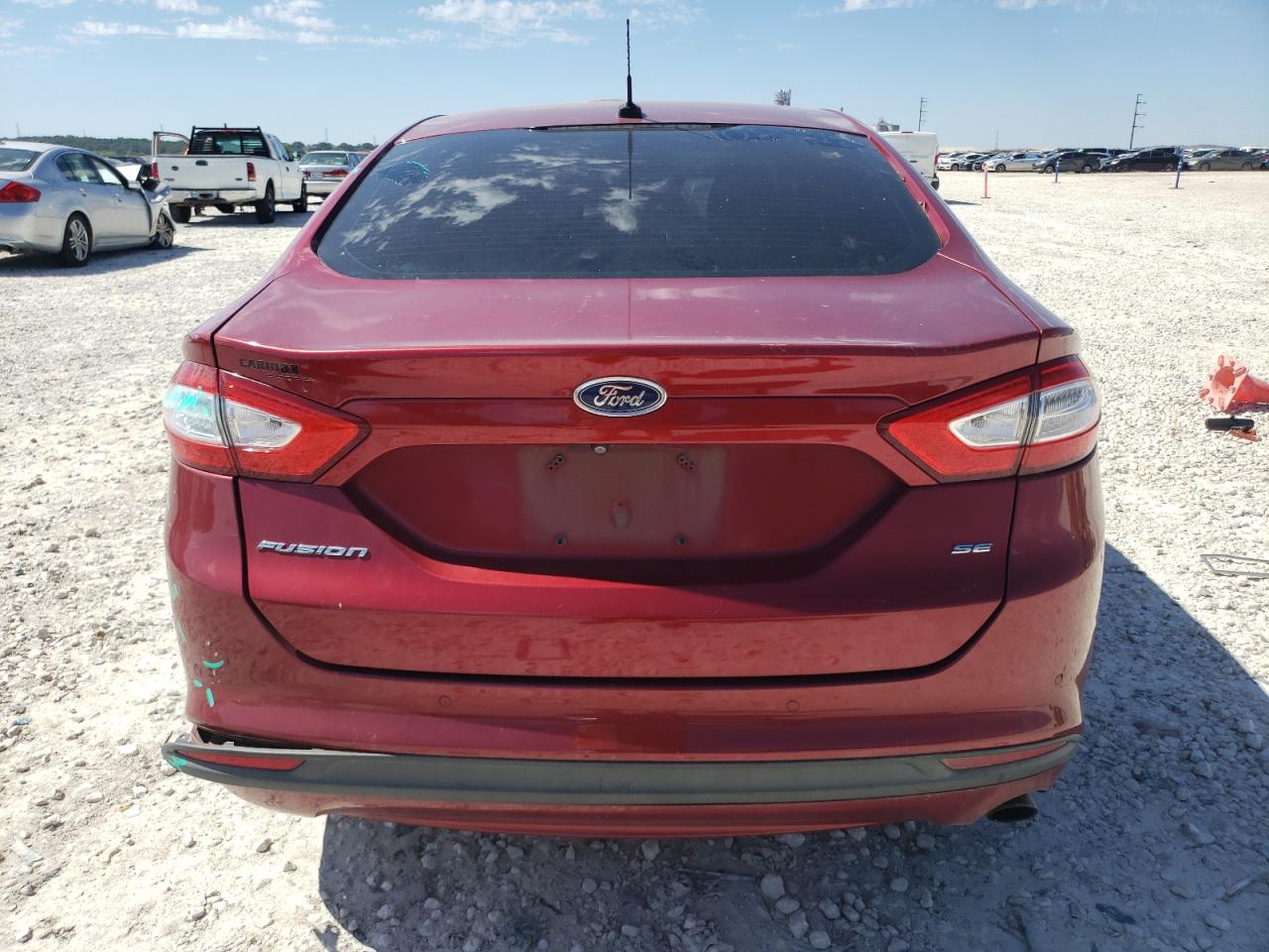 2016 Ford Fusion VIN 3FA6P0H75GR268498 Copart auction photo, side damage thumbnail 6