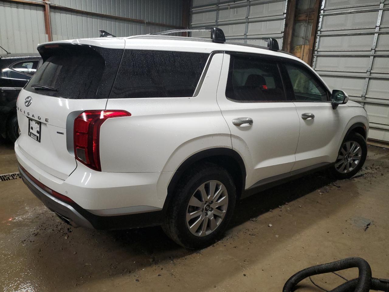 2024 Hyundai Palisade VIN KM8R2DGE1RU725621 Copart auction photo, side / front end damage thumbnail 3