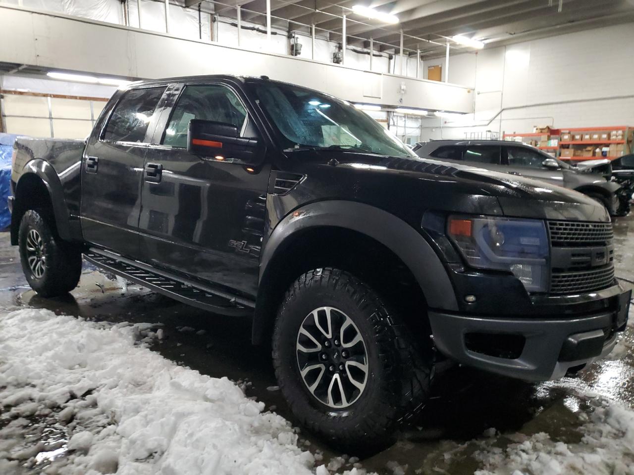 2014 Ford F-150 VIN 1FTFW1R69EFA84426 Copart auction photo, front end / side damage thumbnail 4