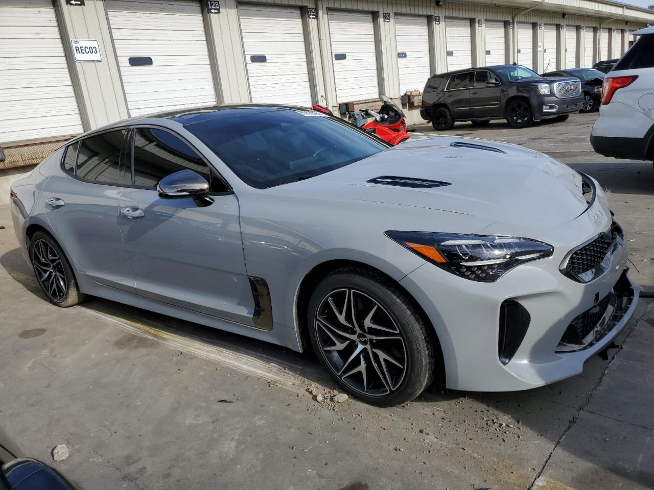 2022 KIA Stinger VIN KNAE35LD8N6117612 Copart auction photo, front end damage thumbnail 4