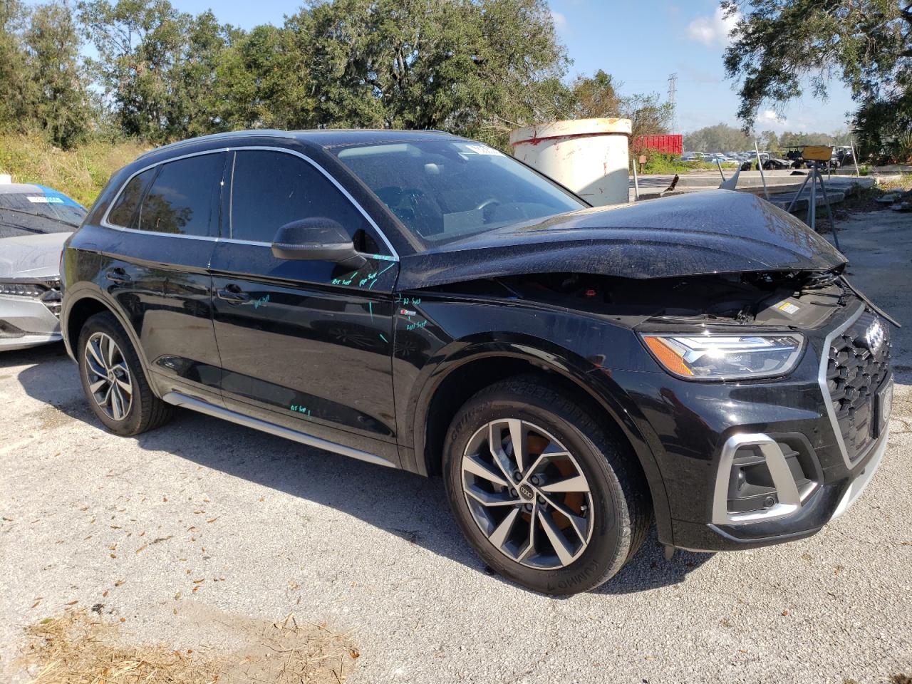 2023 Audi Q5 VIN WA1EAAFY7P2133790 Copart auction photo, front end damage thumbnail 4