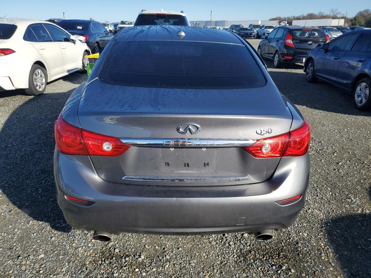 2017 Infiniti Q50 VIN JN1EV7AP4HM738306 Copart auction photo, side damage thumbnail 6