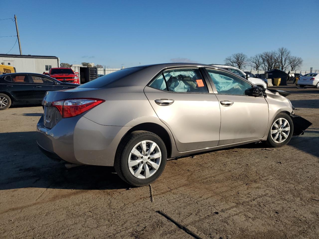 2015 Toyota Corolla VIN 2T1BURHE7FC377148 Copart auction photo, front end damage thumbnail 3