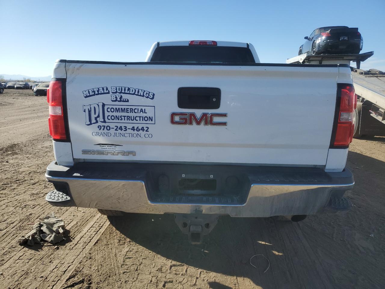 2016 GMC Sierra VIN 1GT42VCG8GF130889 Copart auction photo, front end damage thumbnail 6