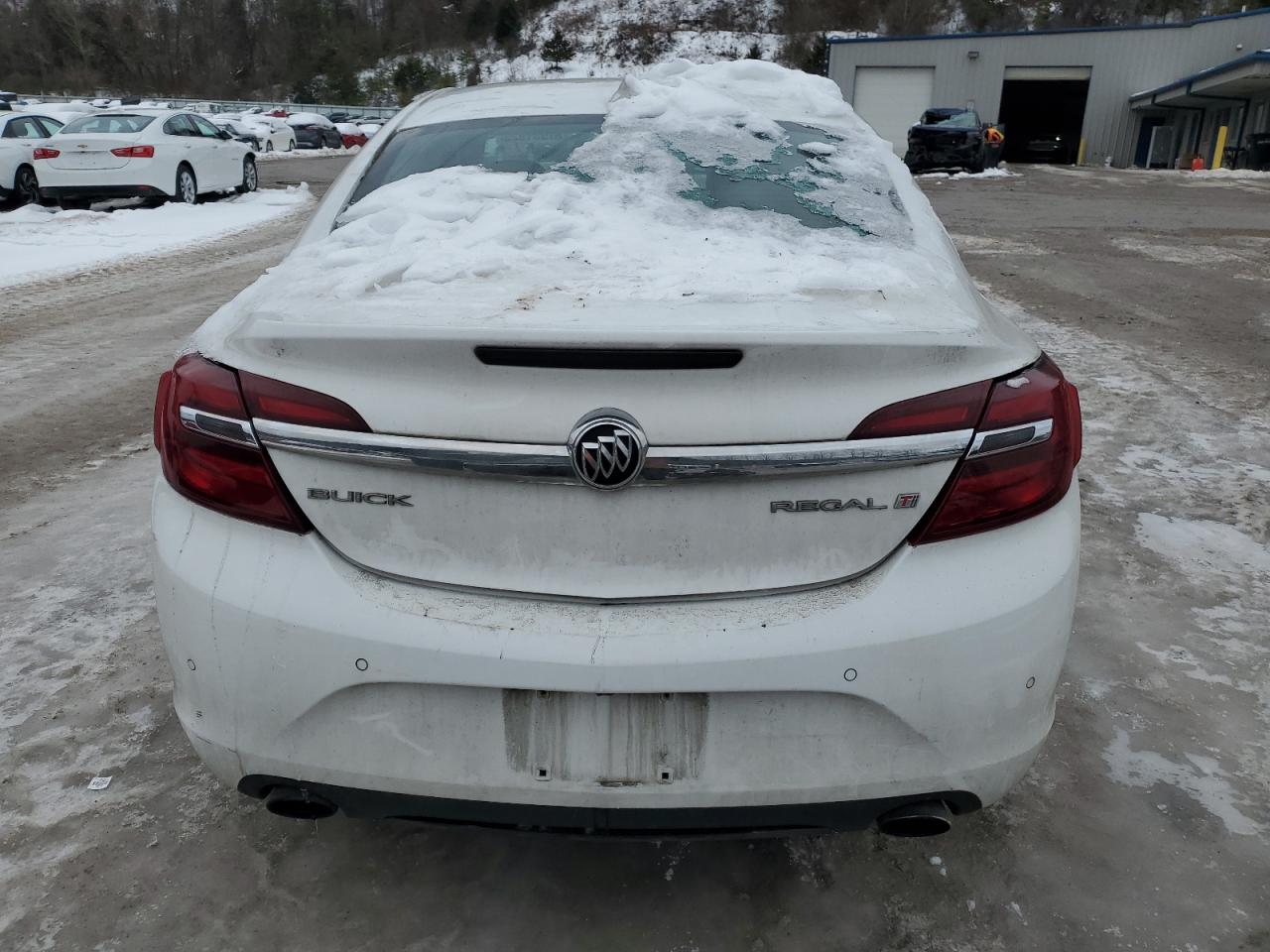2015 Buick Regal VIN 2G4GN5EX9F9228866 Copart auction photo, front end / side damage thumbnail 6