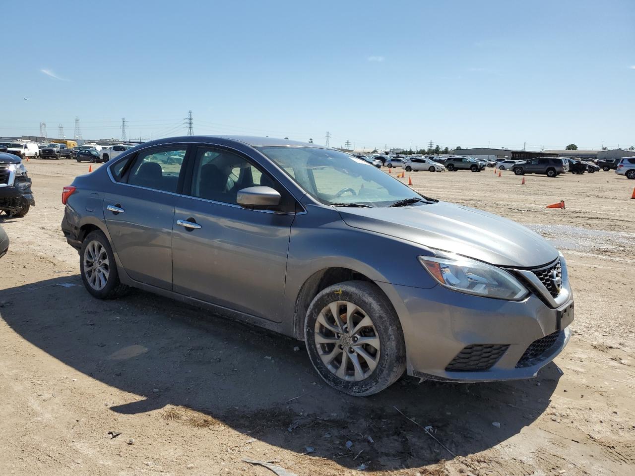 2018 Nissan Sentra VIN 3N1AB7AP4JL657099 Copart auction photo, rear end / side damage thumbnail 4