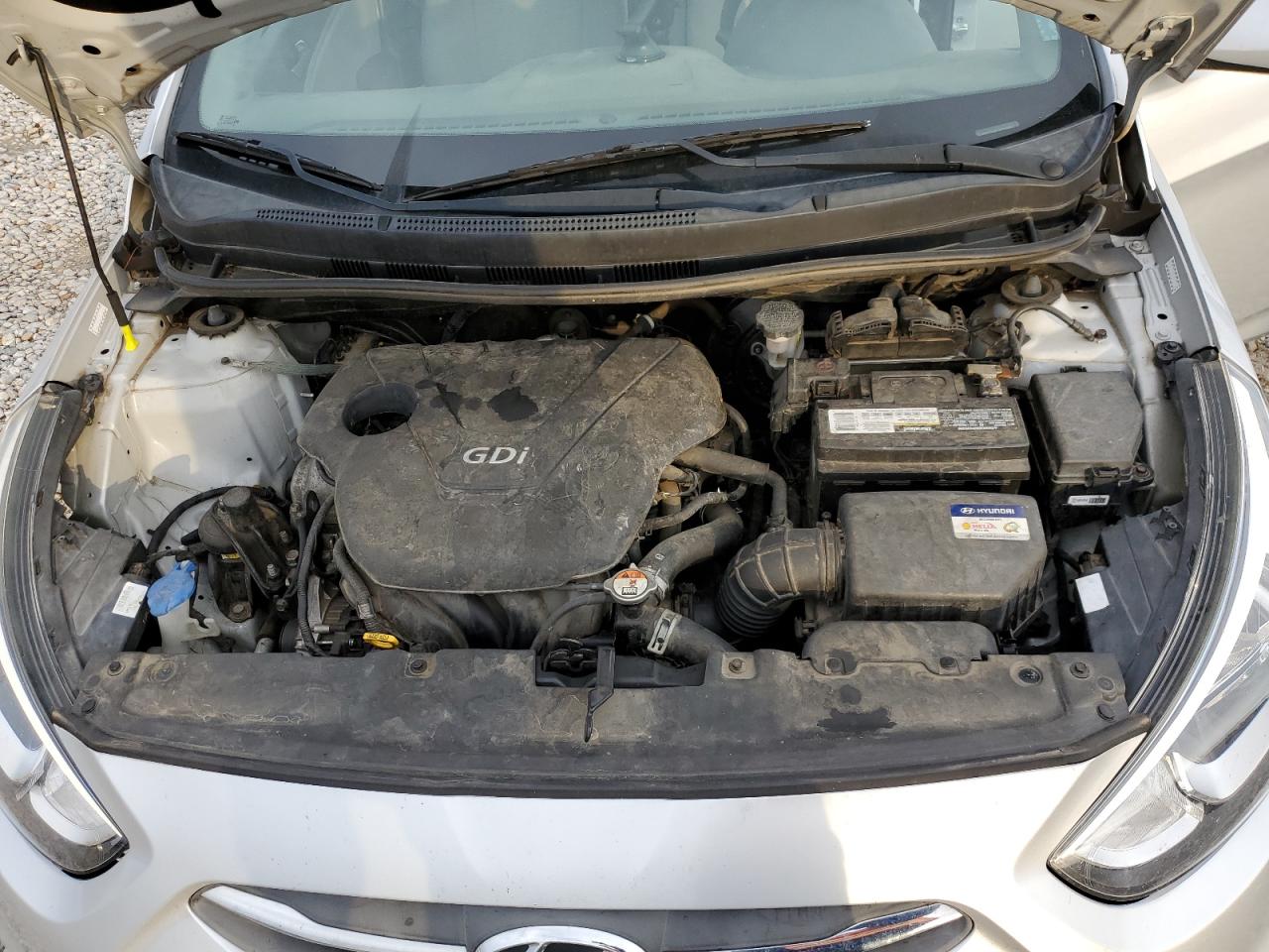 2017 Hyundai Accent VIN KMHCT4AE3HU209951 Copart auction photo, front end / rear end damage thumbnail 12
