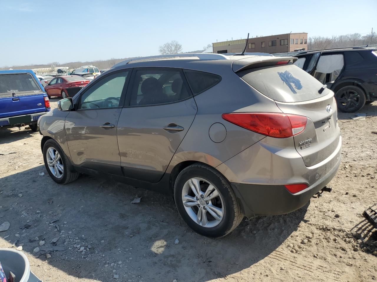 2013 Hyundai Tucson VIN KM8JUCAC4DU618631 Copart auction photo, front end damage thumbnail 2
