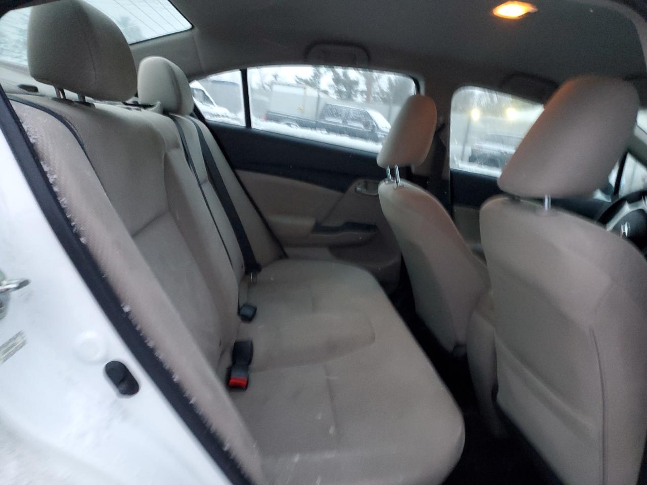 2013 Honda Civic VIN 2HGFB2F55DH602026 Copart auction photo, side / rear end damage thumbnail 10
